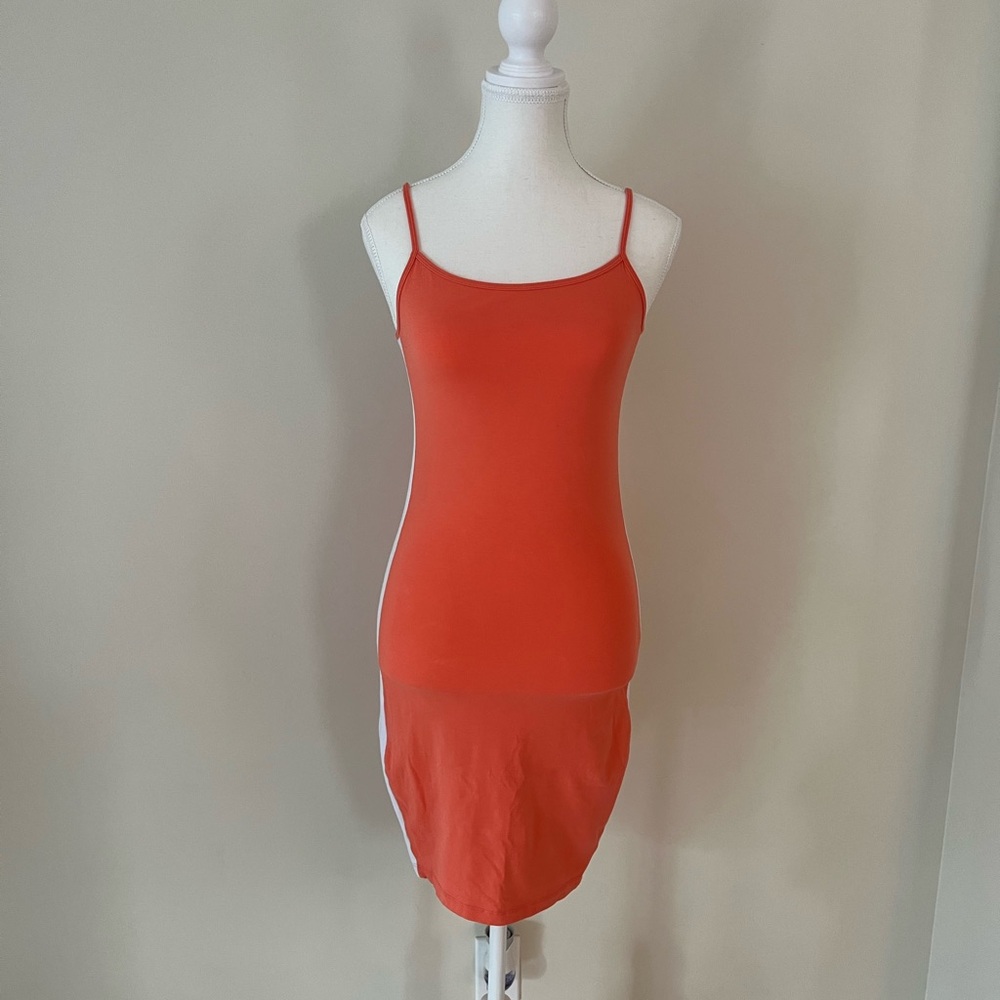 Chic Red Spaghetti Strap Dress